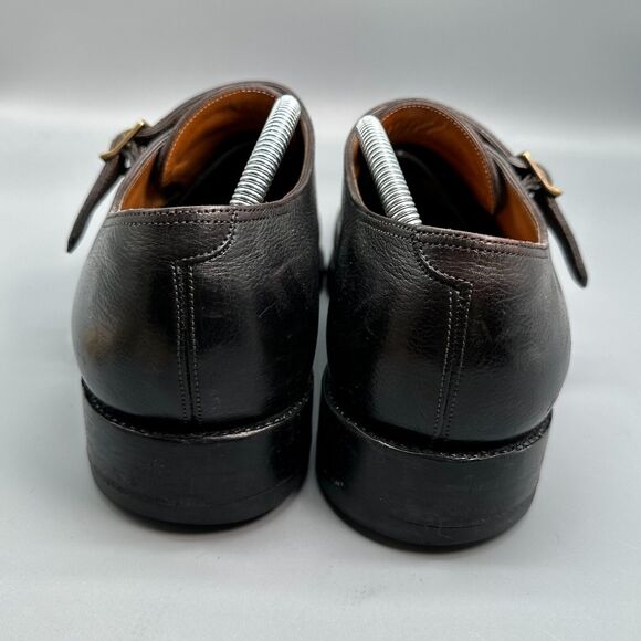 John Lobb William Mens 8.5 Black Leather Dress Shoes Double Monk Strap Slip-On main image 10